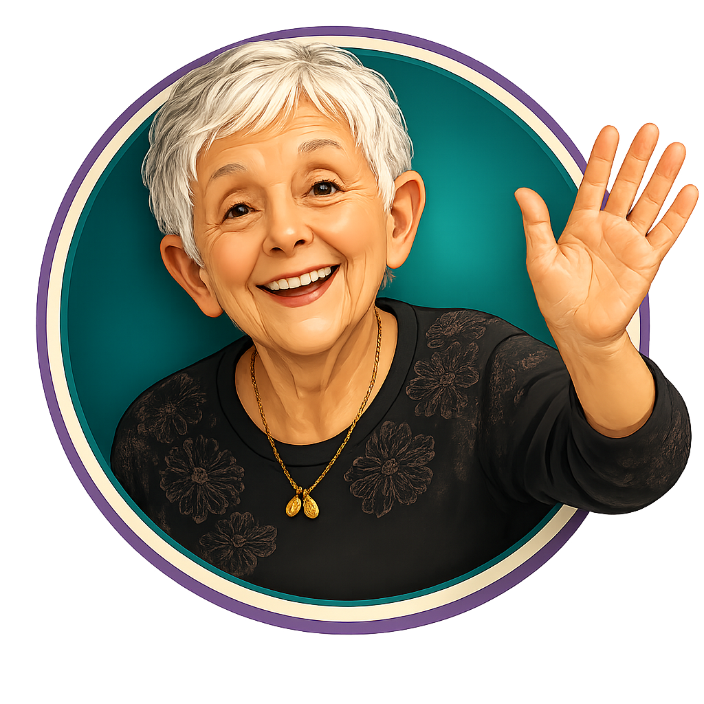Nonni waving hello